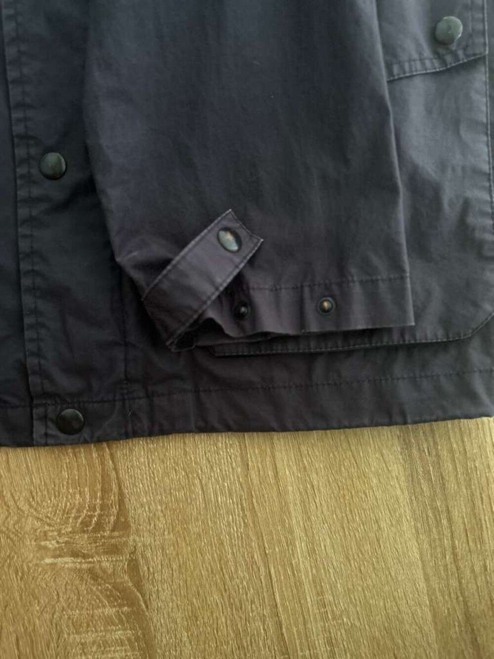 Daslu Hooded Lightweight Utility Rain Jacket Black Size G - Picture 6 of 16